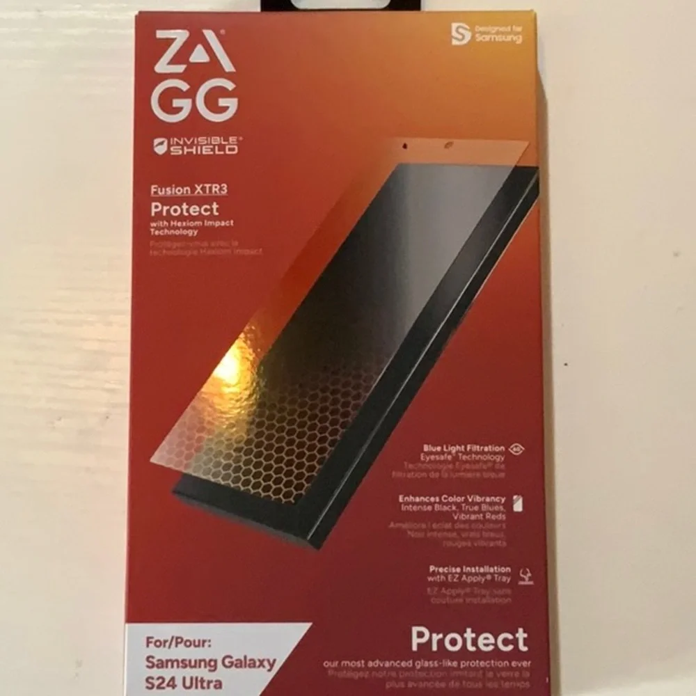 ZAGG InvisibleShield Screen Protector Samsung Galaxy S24 Ultra